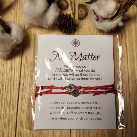 ⏱⏱Nice No Matter compass bracelets in RED⏱⏱ - Picture 5 of 13